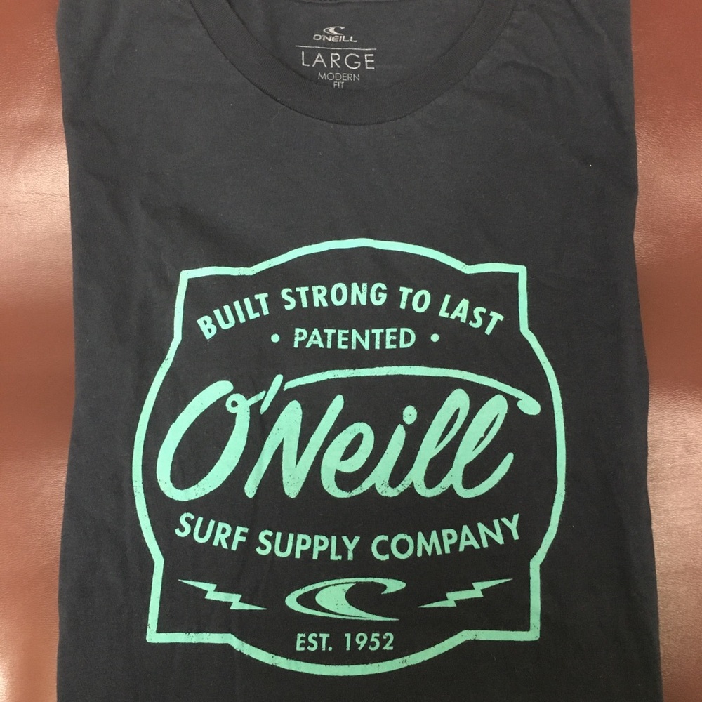 Men’s O’Neill navy blue and teal T-shirt